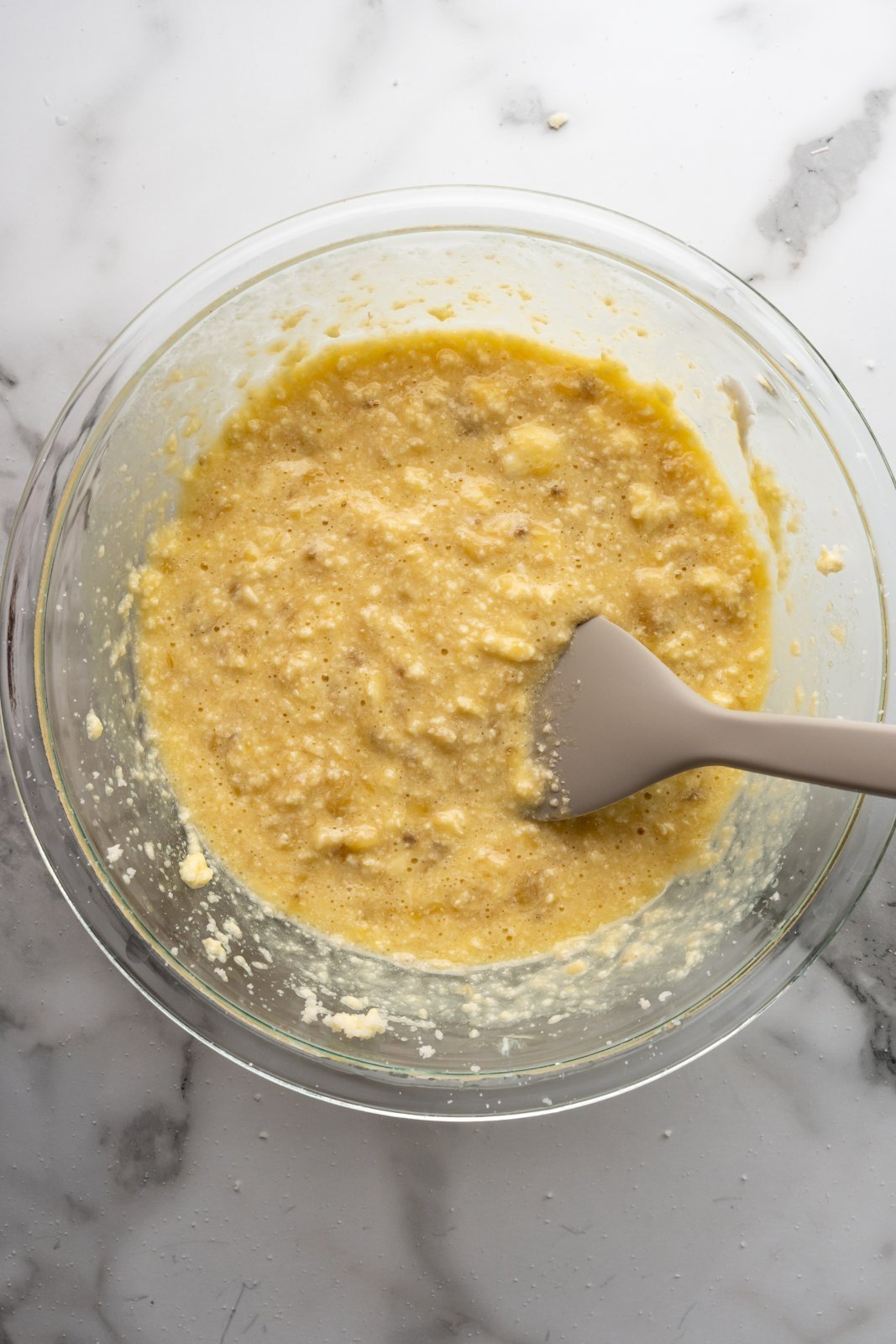 banana mixture in a bowl
