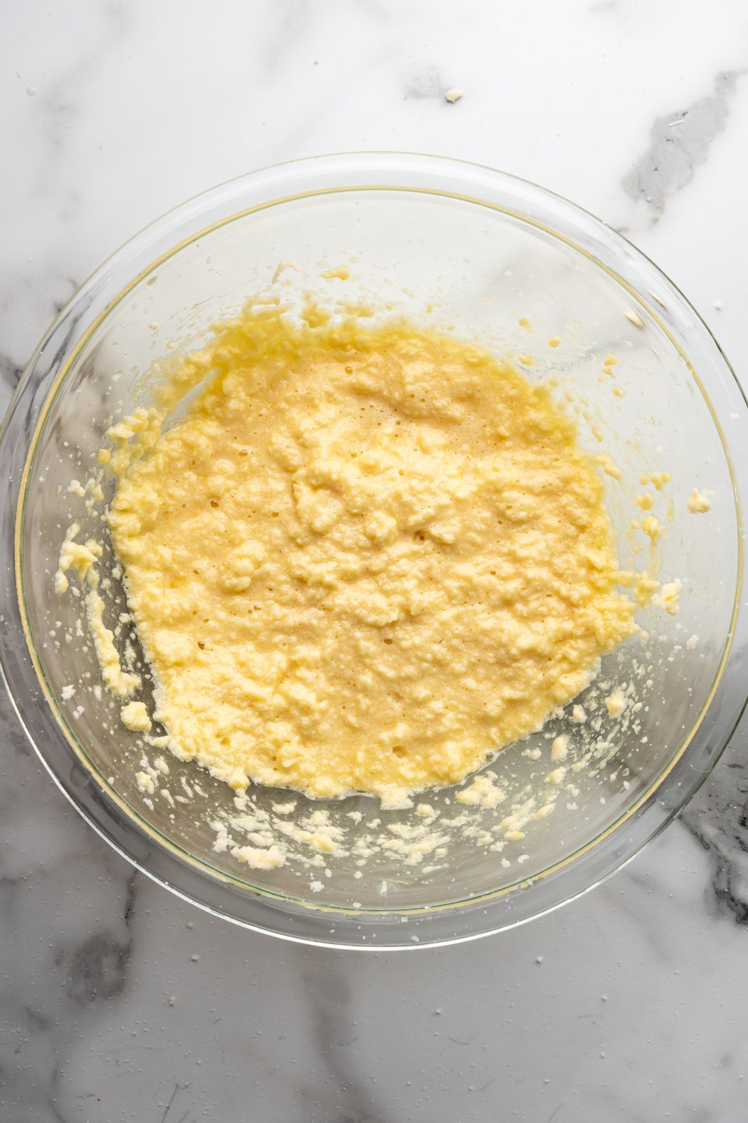 butter mixture in a bowl