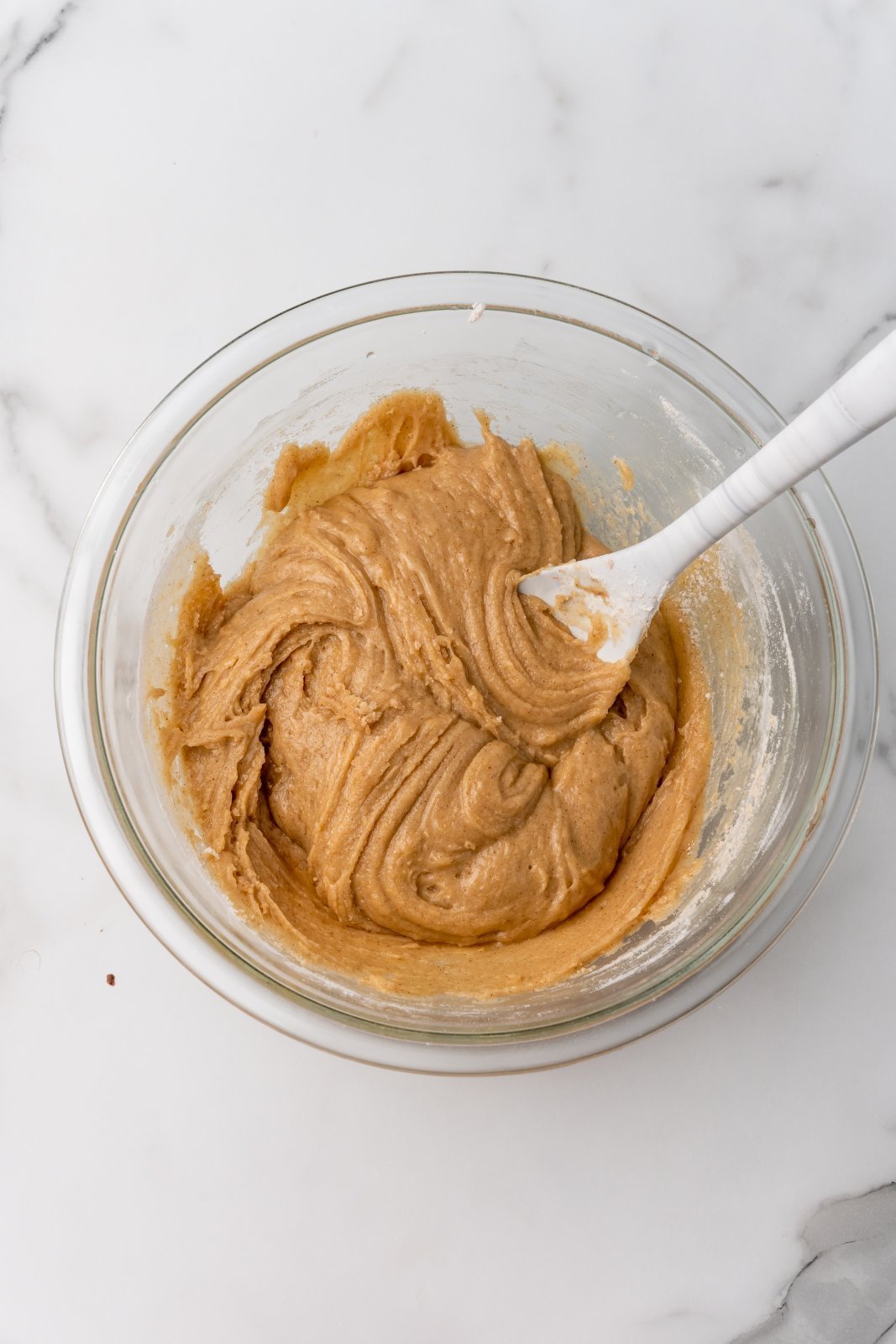 thick batter in large bowl