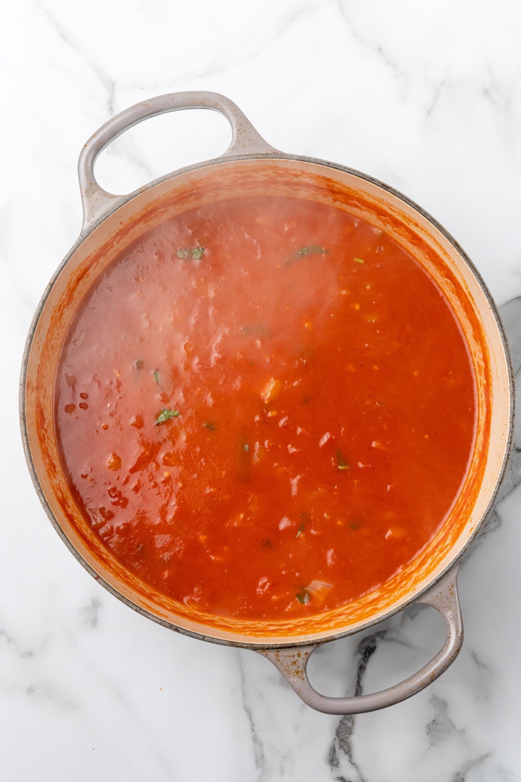 soup after the gnocchi cooks