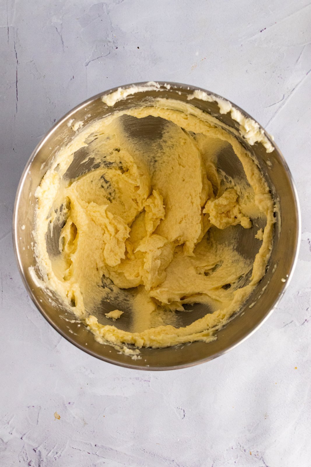 a bowl with the wet ingredients beat together is shown