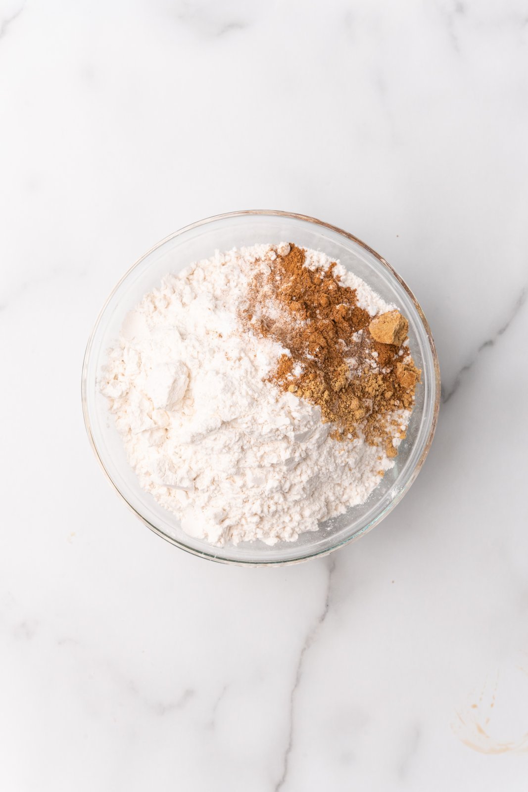 flour and spices in a bowl