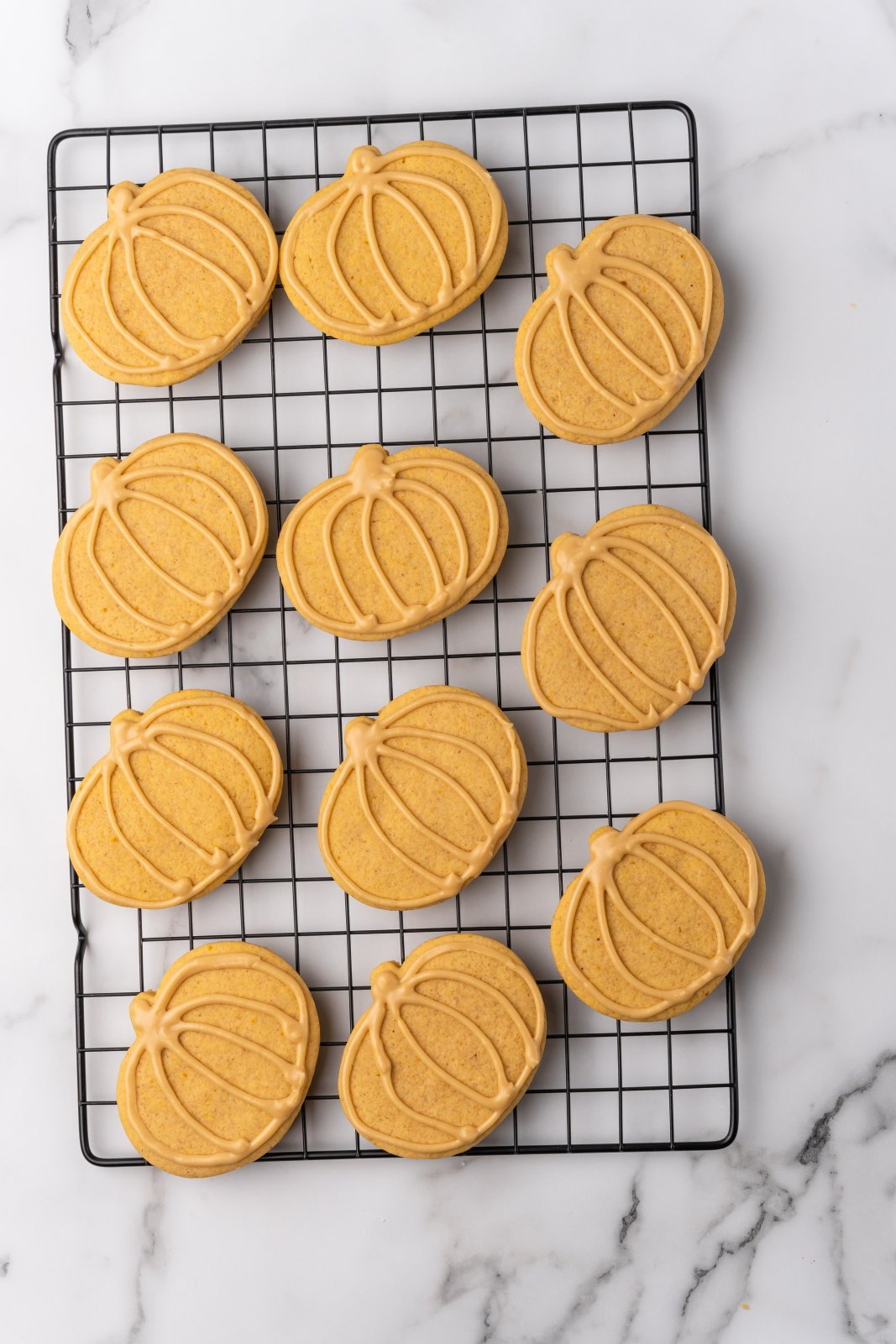 cookies after glaze is added
