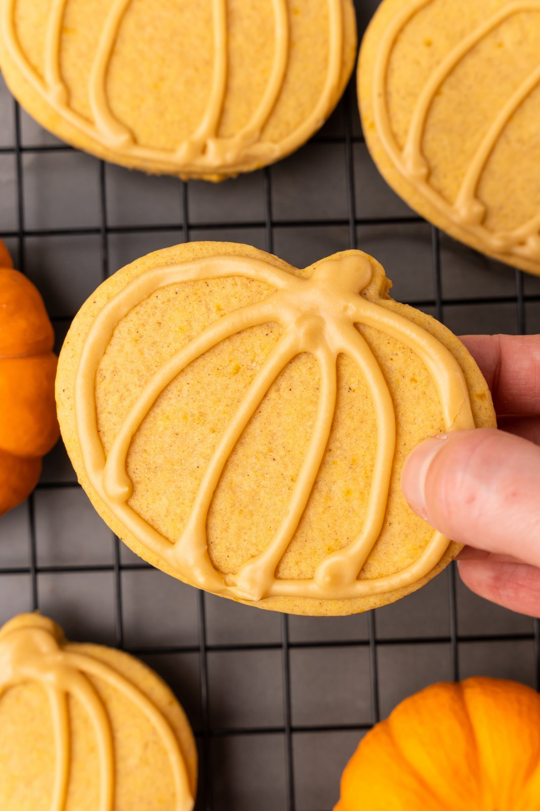 cookies after glaze is added
