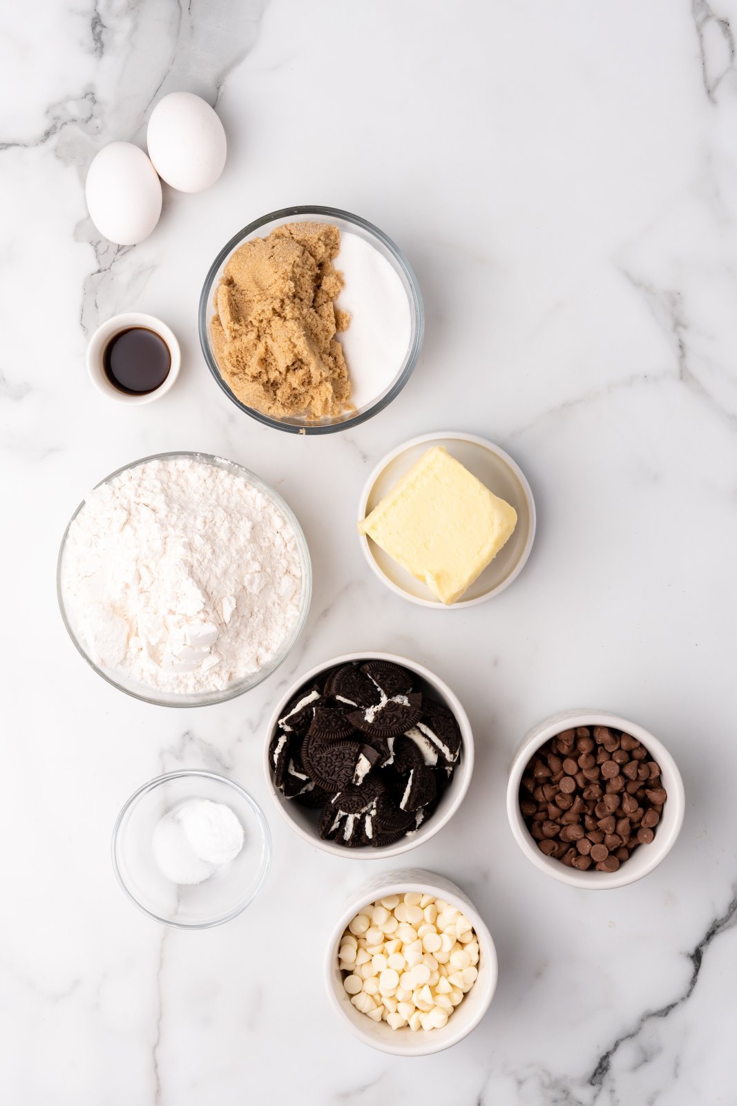 ingredients needed for cookies