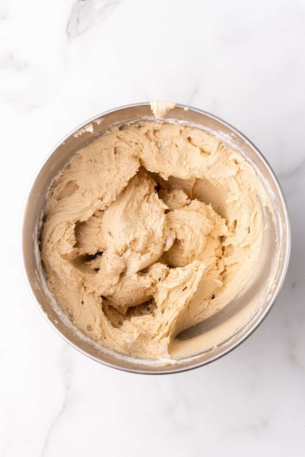 cookie dough before chips and cookies added