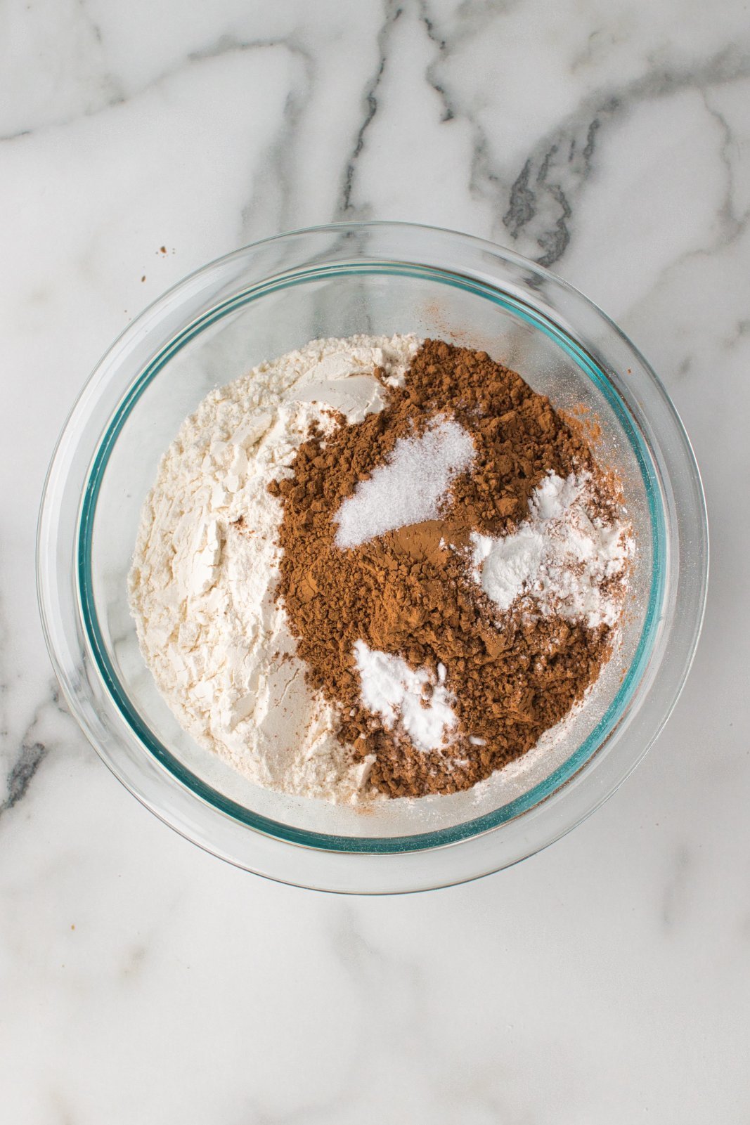a bowl showing the the dry ingredients