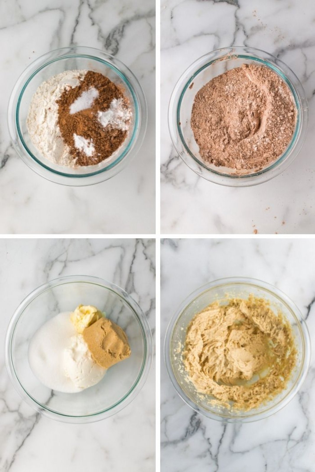 the ingredients gertting mixed in a bowl